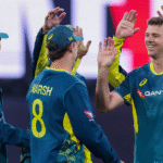 Mitchell Marsh celebrates scoring 85 runs as Australia beats New Zealand in 1st T20 2025